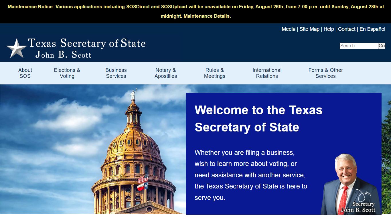 Texas Secretary of State